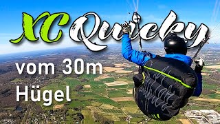 XC Quicky vom 30m Hügel | Paragliding Streckenflug Vlog | NEWS