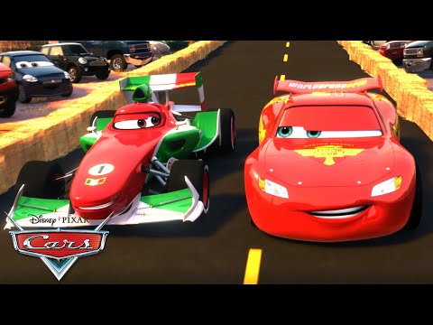 The World’s Fastest Race Car: Lightning McQueen vs Francesco Bernoulli | Pixar Cars | @disneyjr