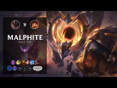 Malphite Top vs Gnar - EUW Master Patch 12.18
