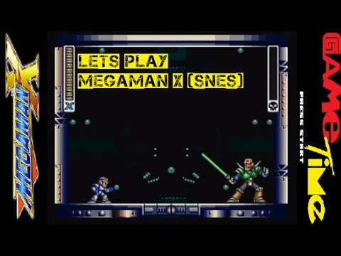 Game Time! - Let's Play Mega Man X Snes Super Nintendo with Game Time! All Bosses Hearts and Secrets