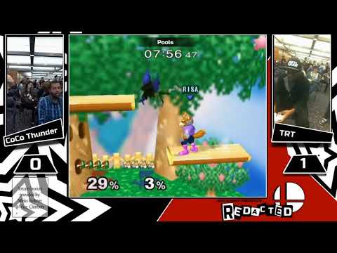KSU Smash Presents: REDACTED -  CocoThunder (Fox) vs. TheRealThing (Falco) - Pool MC2 WQF