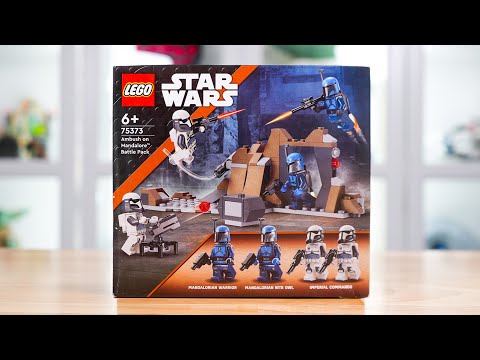 LEGO Star Wars 75373 AMBUSH ON MANDALORE BATTLE PACK Review! (2024)