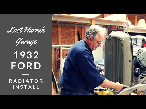 1932 Ford Five Window Coupe | Grill Shell & Aluminum Radiator Installation