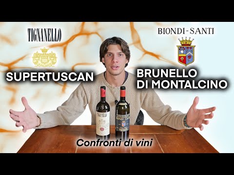 SUPERTUSCAN vs BRUNELLO di MONTALCINO: IL Confronto 🍷🔥