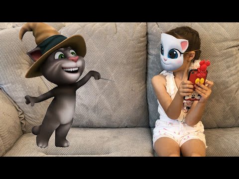 Talking Tom in Real Life - Magic. DIY