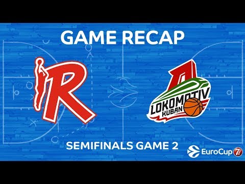 Highlights: Grissin Bon Reggio Emilia - Lokomotiv Kuban Krasnodar