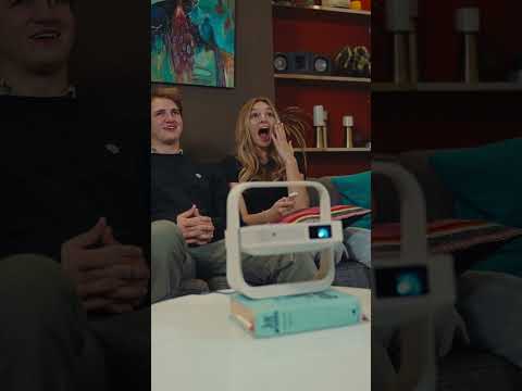 Máy chiếu XGIMI Elfin Flip 1080P 400 ISO Lumens với Chân Đứng Điều Chỉnh Tích Hợp, Netflix Bản Quyền