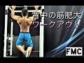 背中の筋力・筋肥大トレーニング