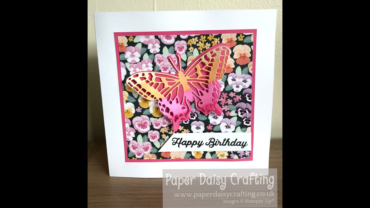 CASE the catalogue card with Brilliant Wings - video tutorial