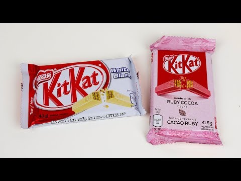 Ruby Cocoa Kit Kat! Special Edition White & Pink Chocolate Unboxing