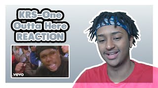 FIRST TIME LISTENING TO KRS-One - Outta Here | OLD SCHOOL HIP HOP REACTION