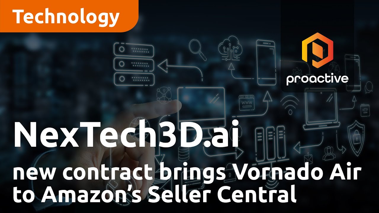 NexTech3D.ai's new 3D modelling contract brings Vornado Air to Amazon’s Seller Central