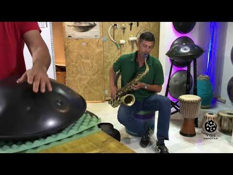VIBE Handpan and Saxophone spontaneous jam