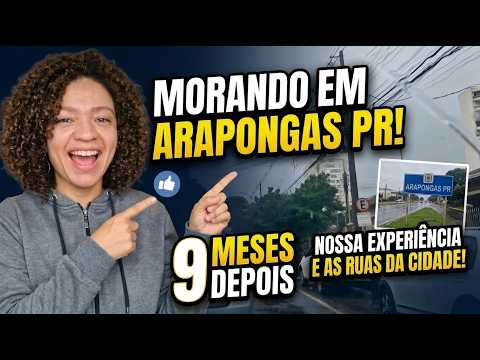 ​COMO É VIVER EM ARAPONGAS PR? 9 meses de experiência + Tour pelas ruas