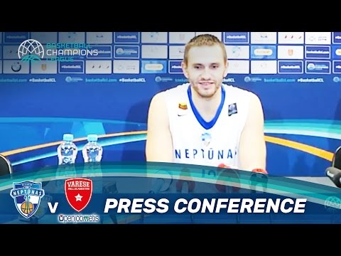 Neptunas Klaipeda v Openjobmetis Varese - Press Conference - Basketball Champions League