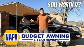 Napa Awning - 1 Year Review and Budget Improvement!