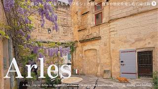 南フランス・アルル、ゴッホゆかりの地へ日帰り旅!見どころや簡単な歴史を紹介 / オススメレストランでランチ / ローマ時代の建造物 / 猫、藤の花 / Arles, South of France