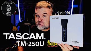 Video thumbnail for It Has To Be Worth $30...Right??  The Tascam TM-250U Supercardioid USB Condenser Microphone Review by Obscure Mics