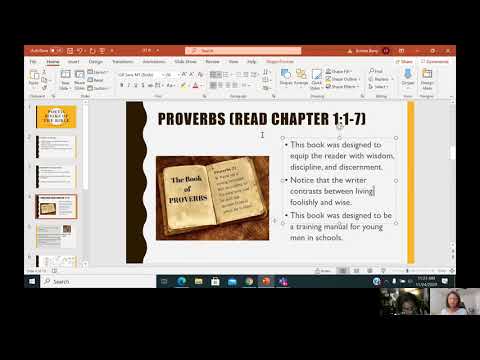 OT Class lesson 11/24/20-Poetic Books