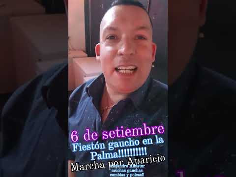 Alejandro Albistur  6 de setiembre en Rivera La Palma Marcha por Aparicio!!!!