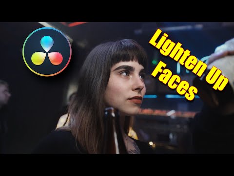 Lighten Up Faces in DaVinci Resolve