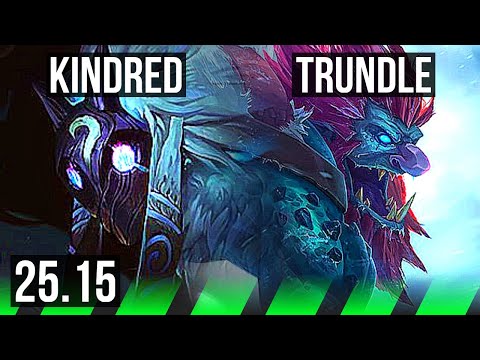 KINDRED vs TRUNDLE (JGL) | 15/4/7, Dominating | KR Master | 25.15