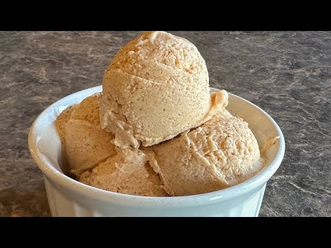 4-Ingredient PUMPKIN Cottage Cheese Ice Cream