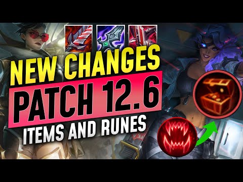 NEW LEAKED CHANGES 12.6 - RUNES and ITEMS That BROKE PBE - LoL Guide