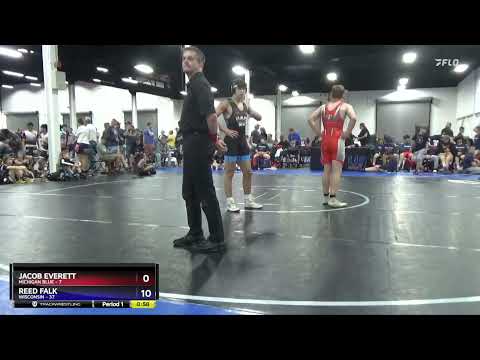 187 Lbs Semis & 1st Wrestleback (8 Team) - Jacob Everett, Michigan Blue Vs Reed Falk, Wisconsin B6