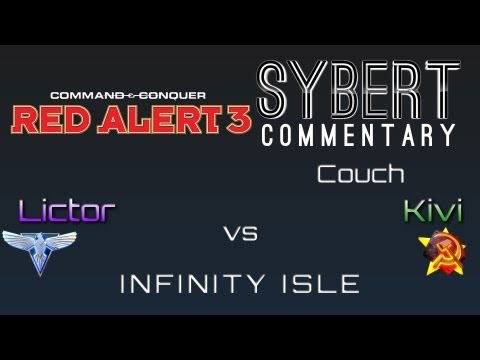 Lictor(A) vs Kivi(S) - Infinity Isle - Red Alert 3
