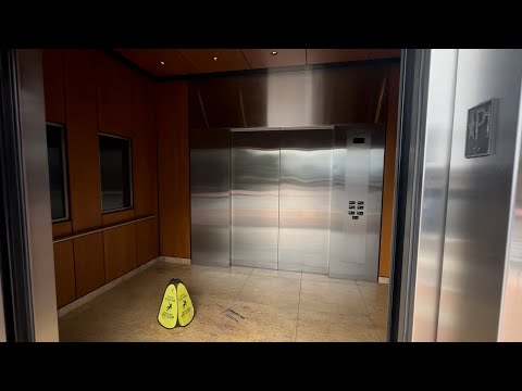 GIGANTIC Mistubishi Elevator at Fashion Island in Newport Beach, CA