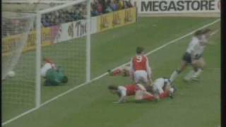 Gary Linekers Doppelpack gegen Arsenal (FA Cup Semifinale 1991)