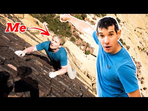 climbing with Alex Honnold   **Insane experience**