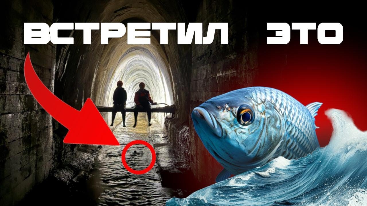 В погоне за МИСТИЧЕСКОЙ рыбой. Спустился в коллектор и нашел..