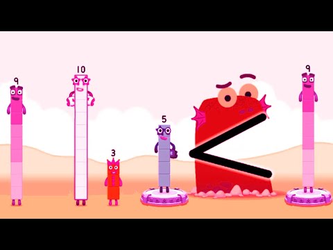 Numberblocks Learning Academy #47 - Numberblocks 9 10 3 - Numberblocks Magic Run - Numberblocks Game