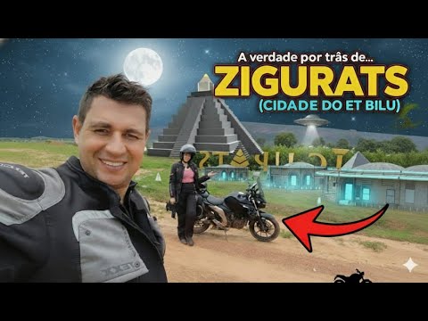 A Verdade por trás de ZIGURATS (Cidade do ET Bilu) Acampamento e Viagem de Moto MS