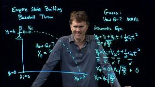 Throw a baseball off of the Empire State Building | Physics with Professor Matt Anderson | M4-07