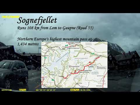 Norway Road Trip 2020: Sognefjellet (Lom - Skjolden) [2020-06-06] Fast-forward