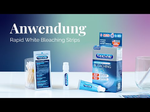 Application video for Rapid White Bleaching Strips