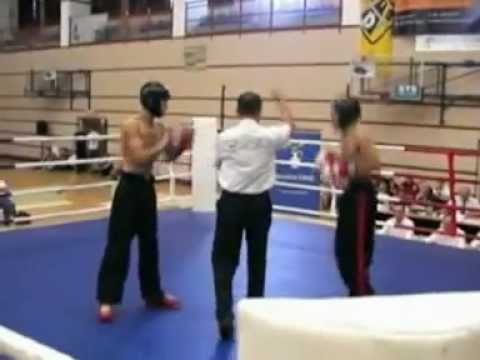 Kasprzyk Artur (UKS Relaks Skarżysko) - MP seniorów full-contact, Nowy Sącz 2012.mpg