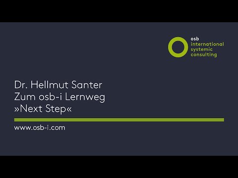 osb international - Hellmut Santer »osb-i Lernweg Next Step«