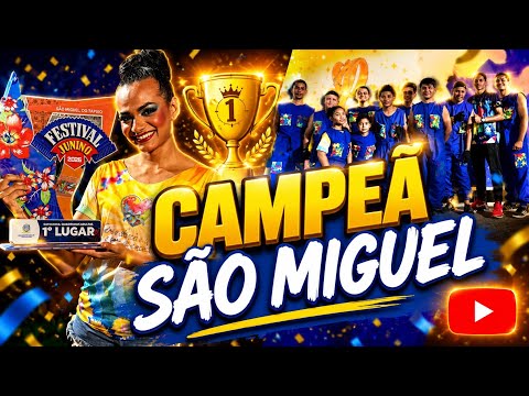  são João dourado Campeã festival São Miguel do tapuio 2026