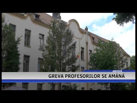 Greva profesorilor se amana