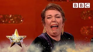 Why Olivia Colman kept crying when playing the Queen 👑 - BBC
