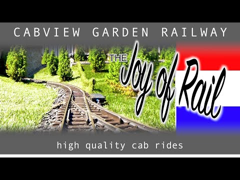 It's a small world! LGB baan Stoomtrein Katwijk Leiden CABVIEW HOLLAND [GARDEN RAILWAY] 29jun 2019