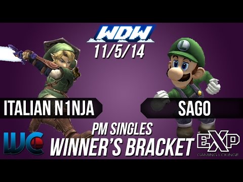 WDW 11/5/14 - ITALIAN N1NJA (Link) vs Sago (Luigi) PM Winner's Bracket