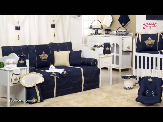 Quarto para Bebê Príncipe Marinho Premium | Ref: 54892