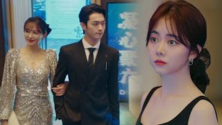 The CEO brought a beautiful woman to the banquet, and Cinderella was jealous without knowing it!🍑