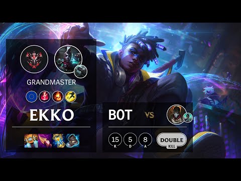 Ekko Bot vs Jhin - EUW Grandmaster Patch 11.3