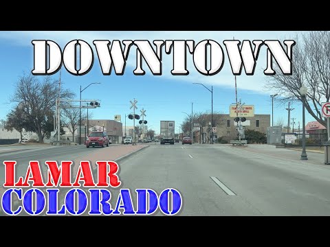 Lamar - Colorado - 4K Downtown Drive